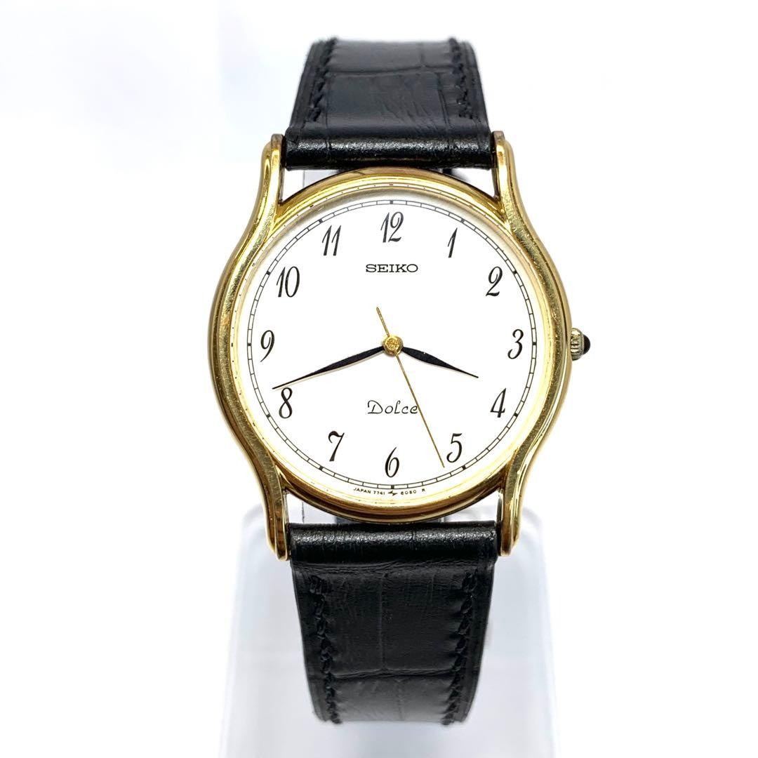 SEIKO 7741 6030 Dolce Watch (Quartz) From Japan