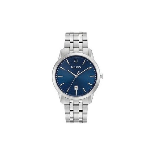 Bulova 96B338 Sutton Blue Dial Stainless Steel Men’s Watch