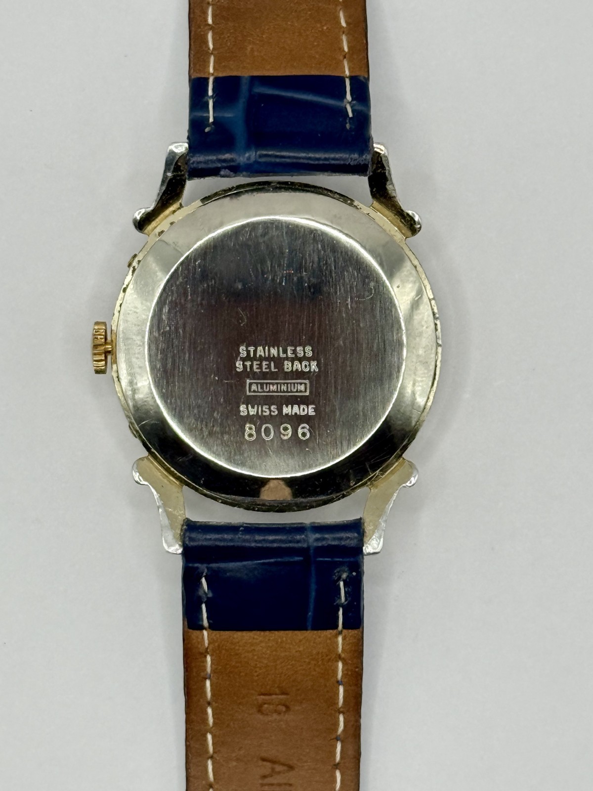 Vintage 1940’s ABERCROMBIE & FITCH Swiss Triple Date Wristwatch