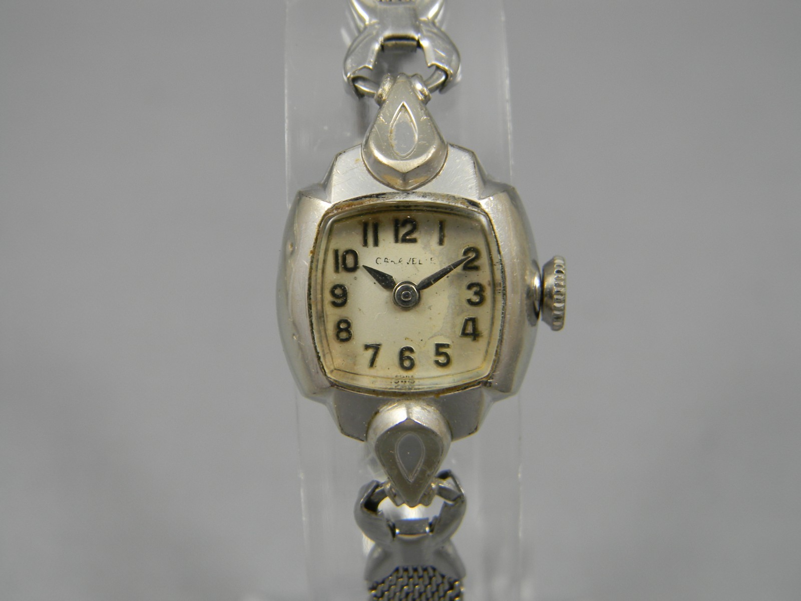 Vintage Caravelle by Bulova Watch Women 16mm 7 Jewel Manual Wind Clasp Band 6.5″