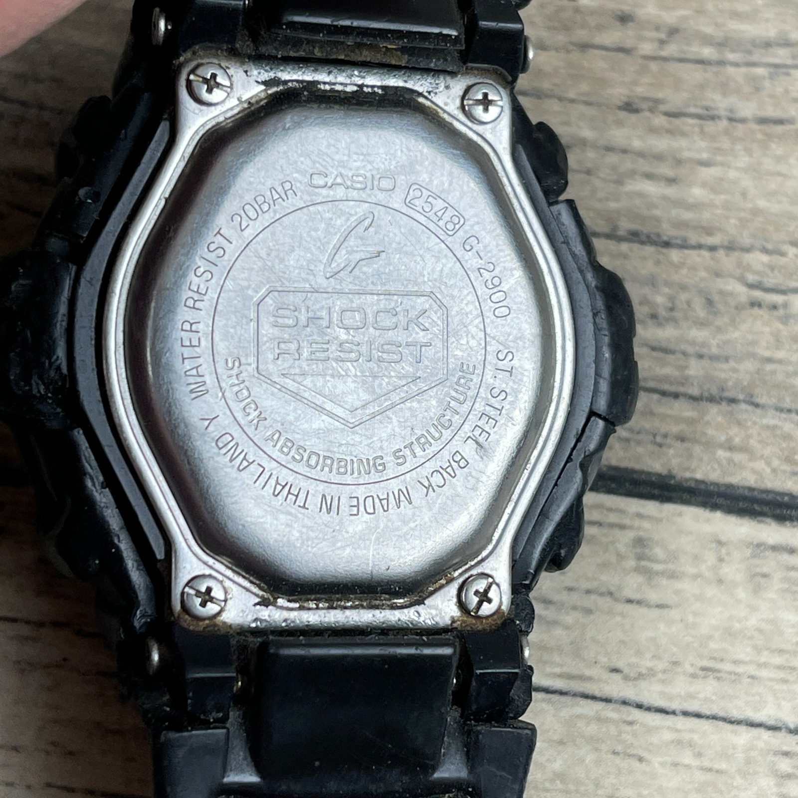 Casio G-Shock G2900F-1V Black Resin Wristwatch Please See Pictures & Description