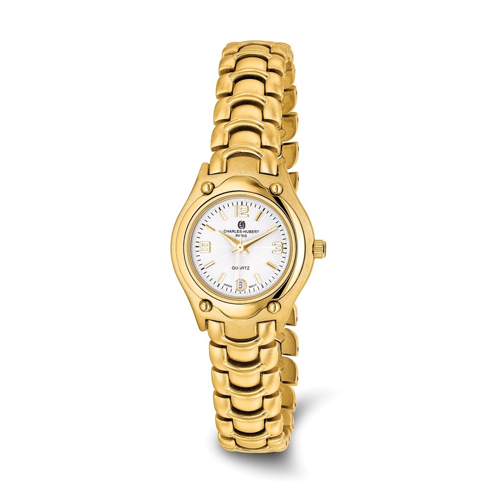 Ladies Charles Hubert Gold-Plated Watch