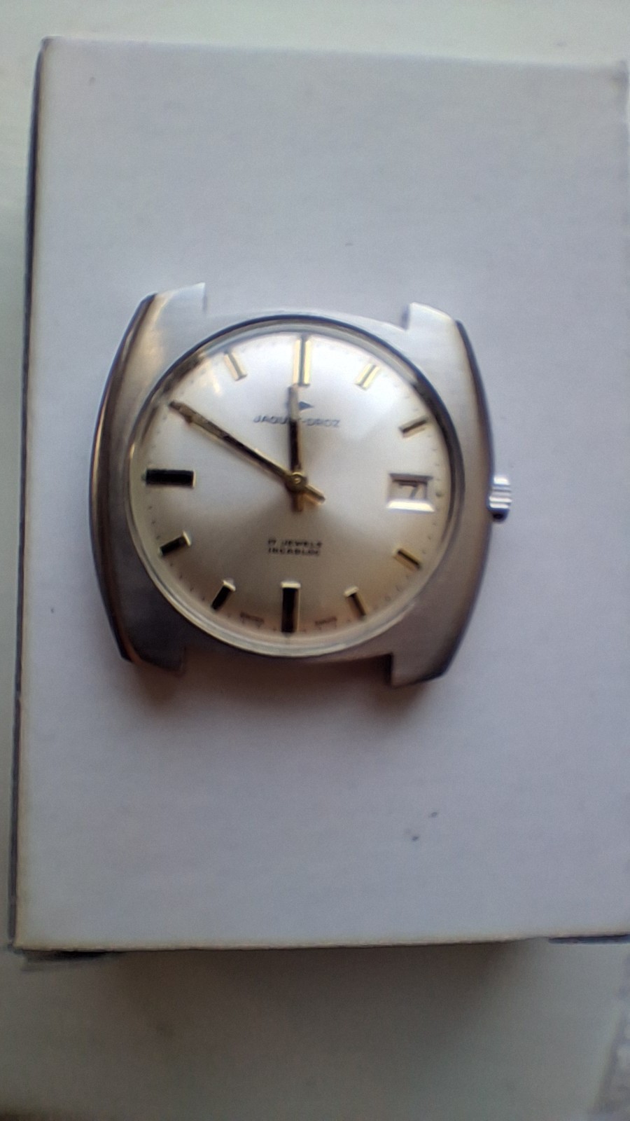 Jaquet Droz Vintage Watch 17 Jewels Incabloc AS ST 1950/51 Movement