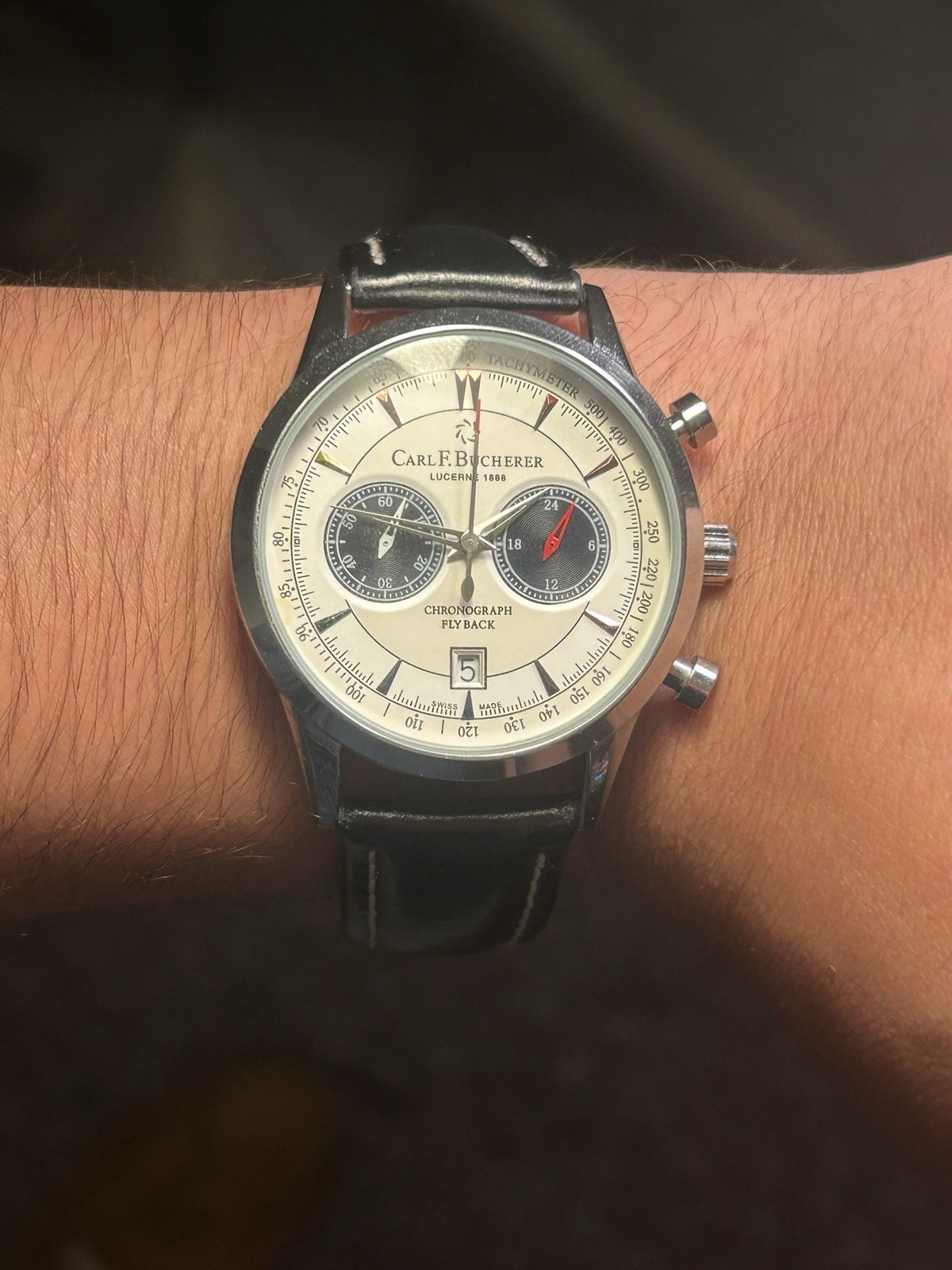 Carl F. Bucherer Manero Men’s Black Watch