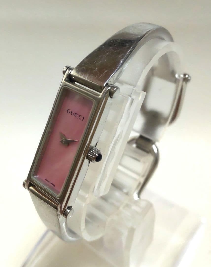 GUCCI 1500L Women’s Watch, Quartz, Pink Shell Dial