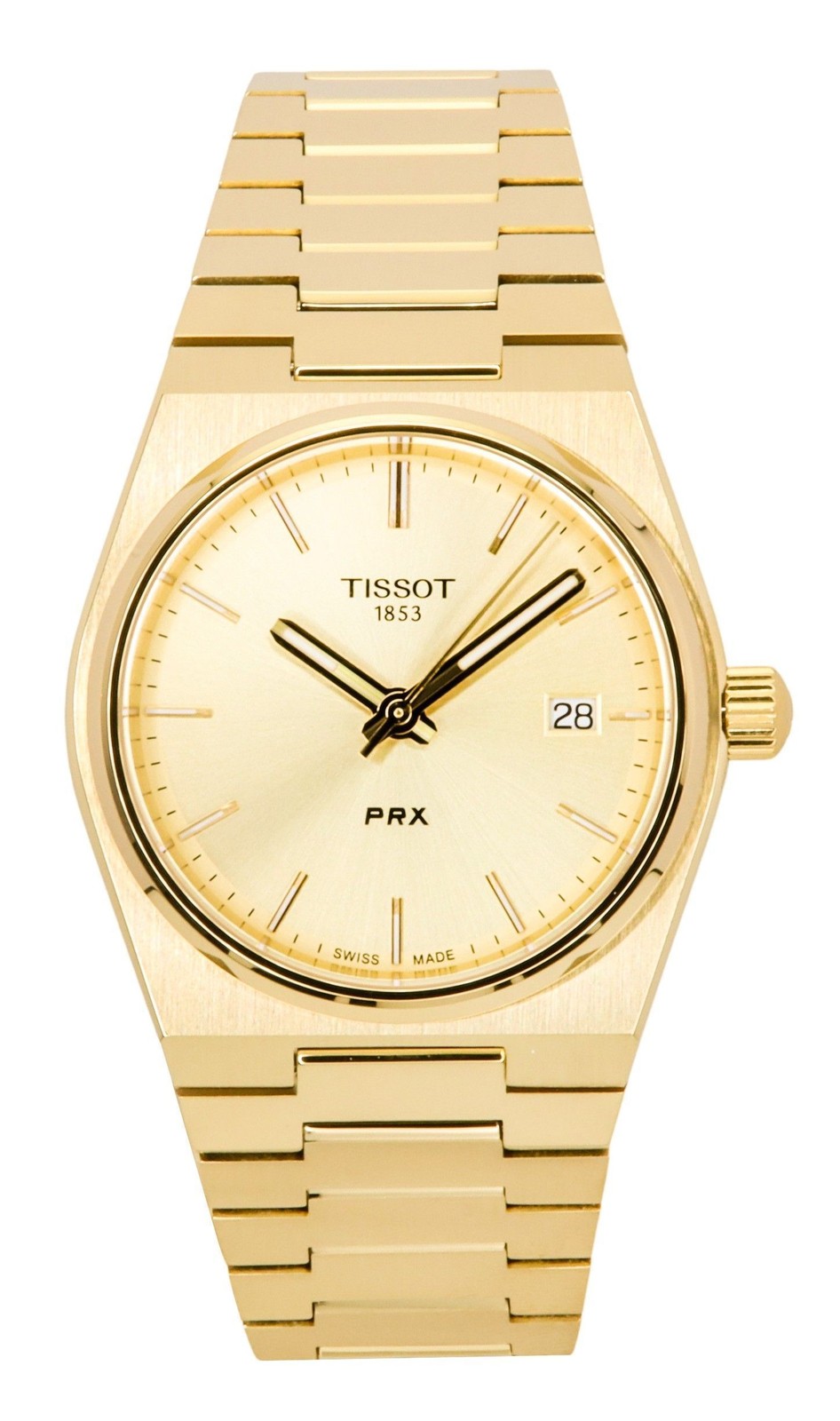 Tissot PRX Champagne Dial Swiss Quartz Women’s Ladies Watch T137.210.33.021.00