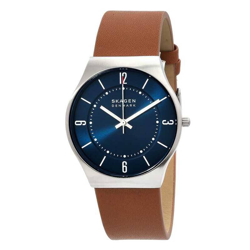 Skagen Denmark Unisex SKW6852 Blue Dial Stainless Steel Quartz Three-Hand Watch
