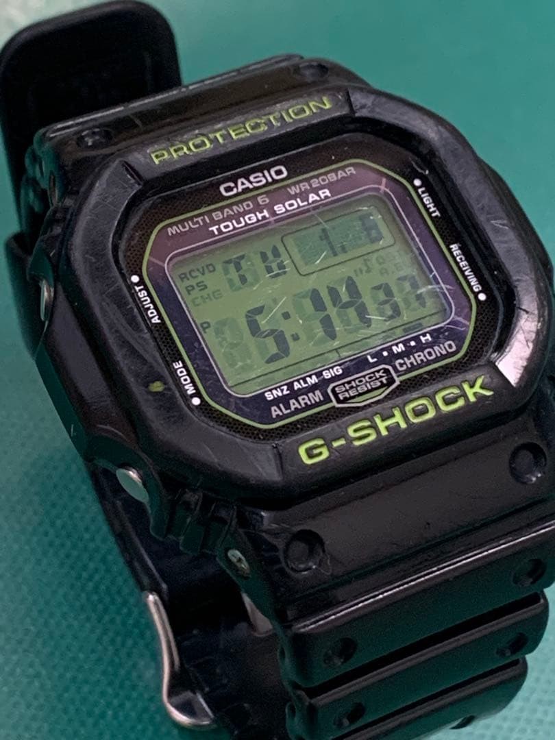 G-SHOCK GW-M5610B-1JF Solar Watch Digital CASIO Used