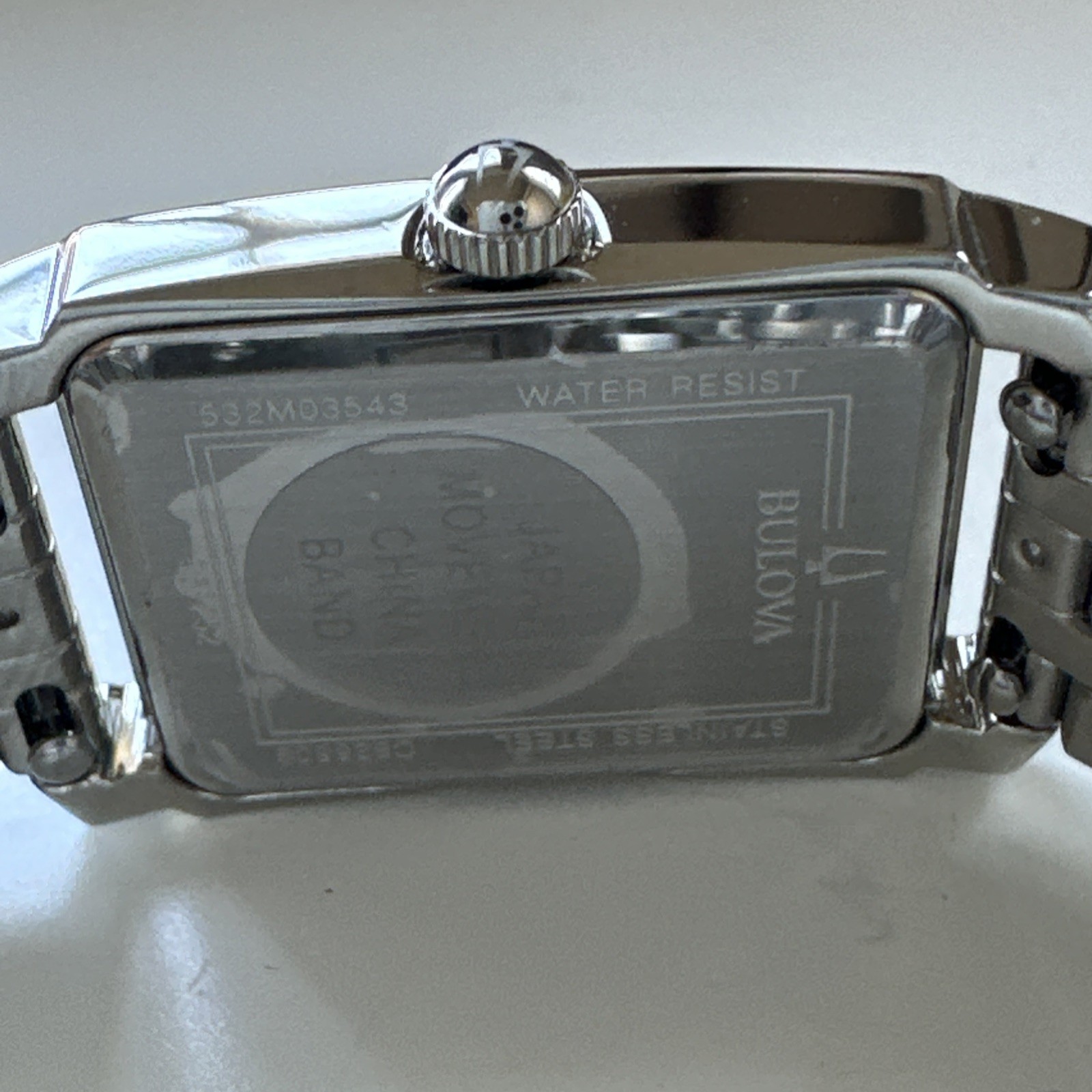 Bulova Sutton Diamonds Quartz Gray MOP Dial Ladies Watch 96P252
