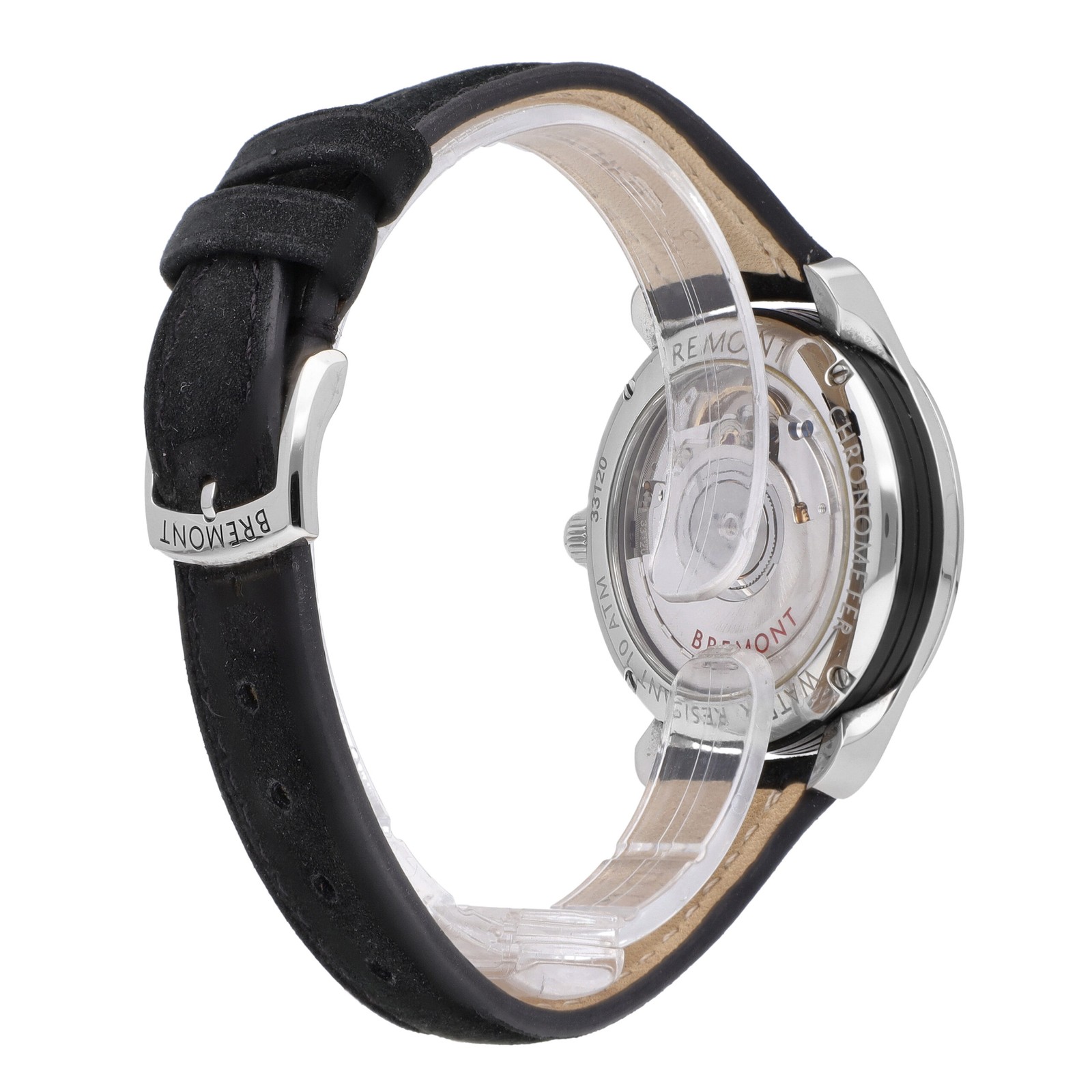 Bremont Solo 34 Black Dial Automatic 34mm Ladies Watch SOLO34-AJ-BK-R-S