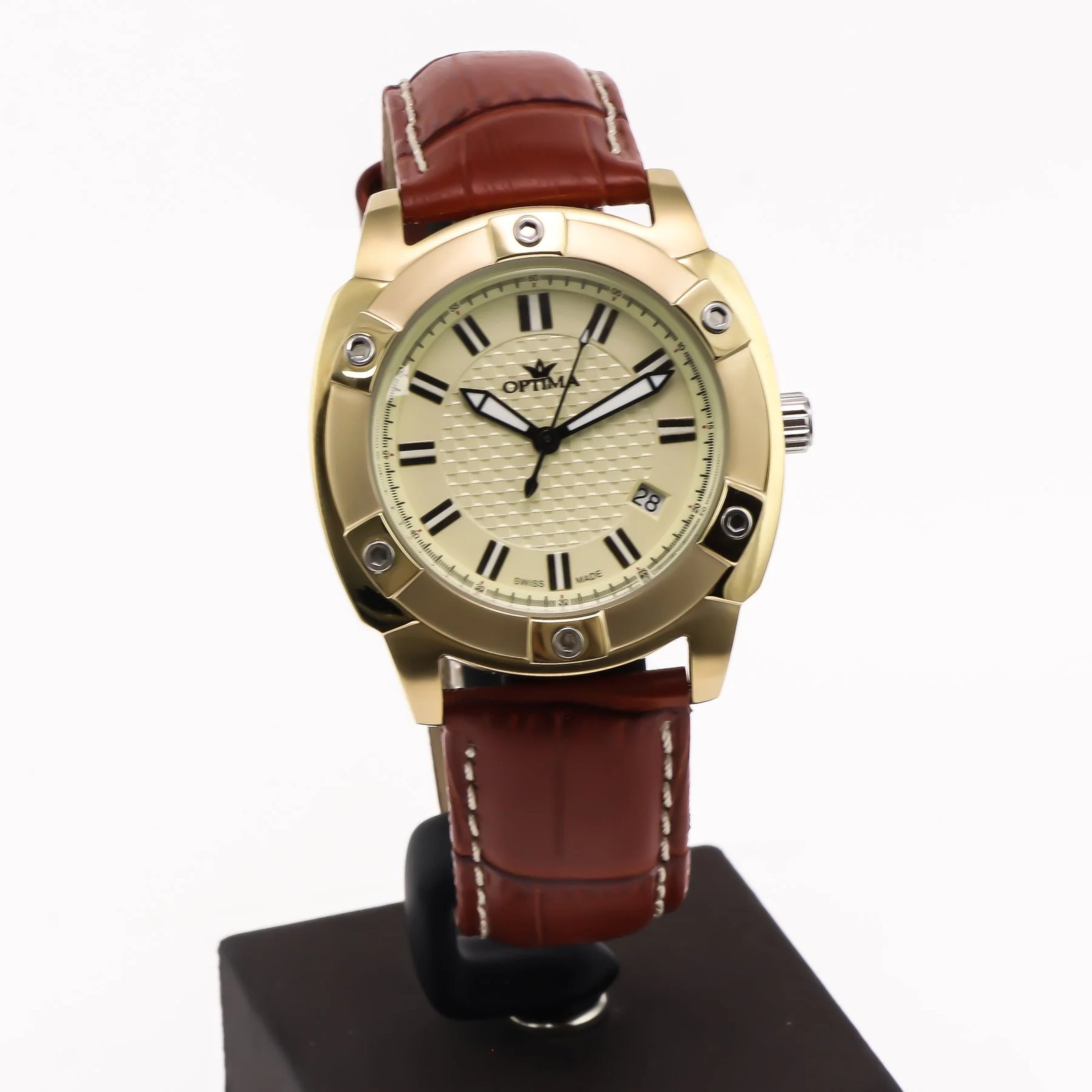Optima – Swiss Quartz – OSM217-SGL-14 Ronda de Cuarzo Suiza 38 mm OSM217 30