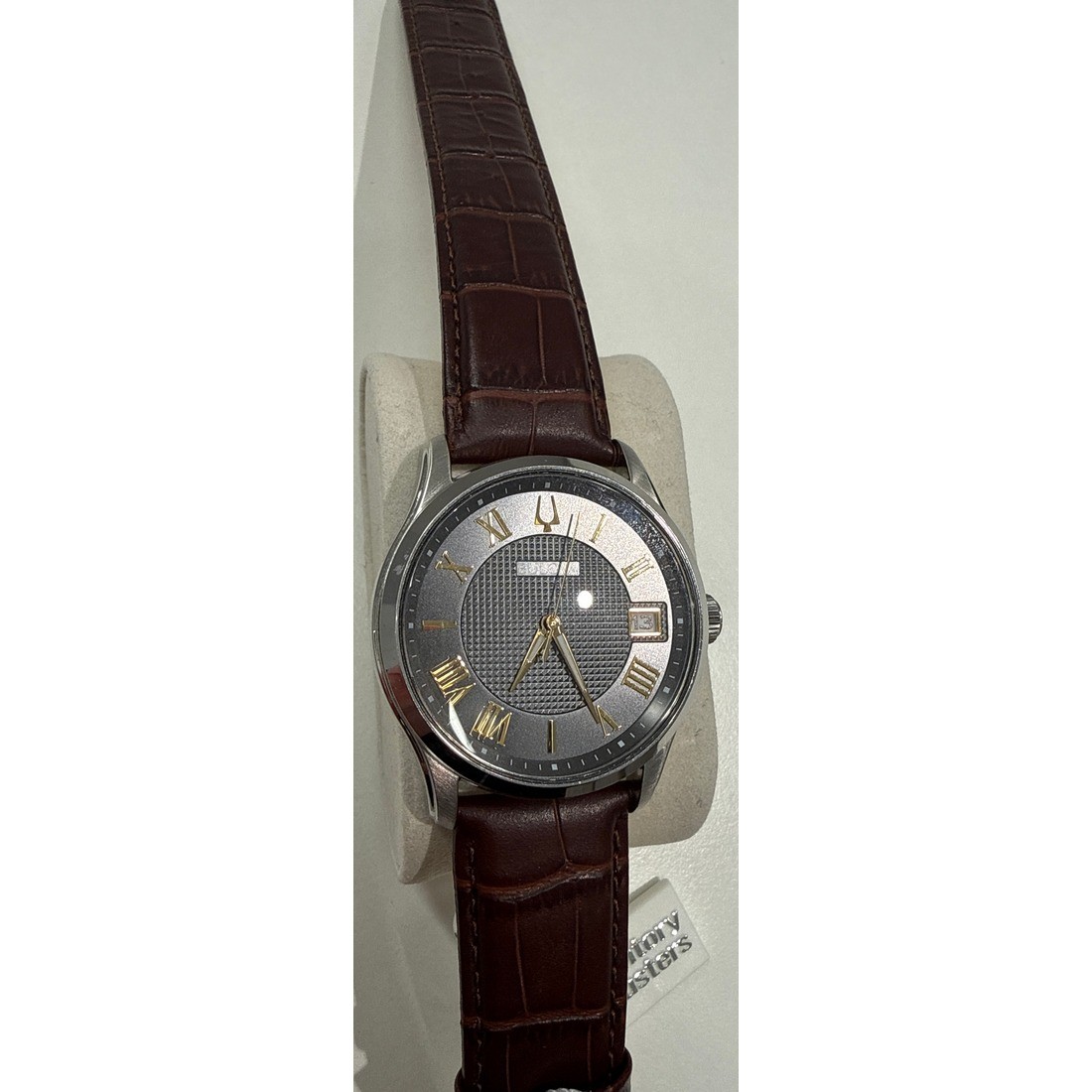Bulova Wilton Men’s Grey Dial Quartz Watch 96B389