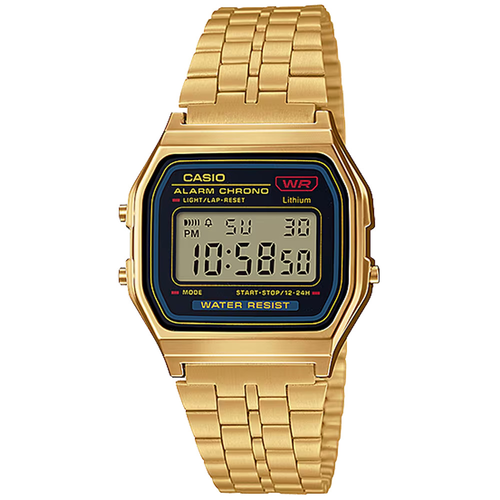 Brand New Casio Vintage Gold Tone Digital Watch