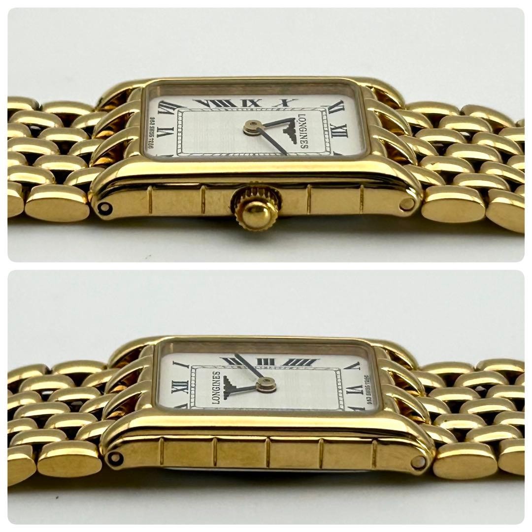 Longines Flagship 7286 Quartz Square Dress Watch 16.1mm Case 17cm Wrist