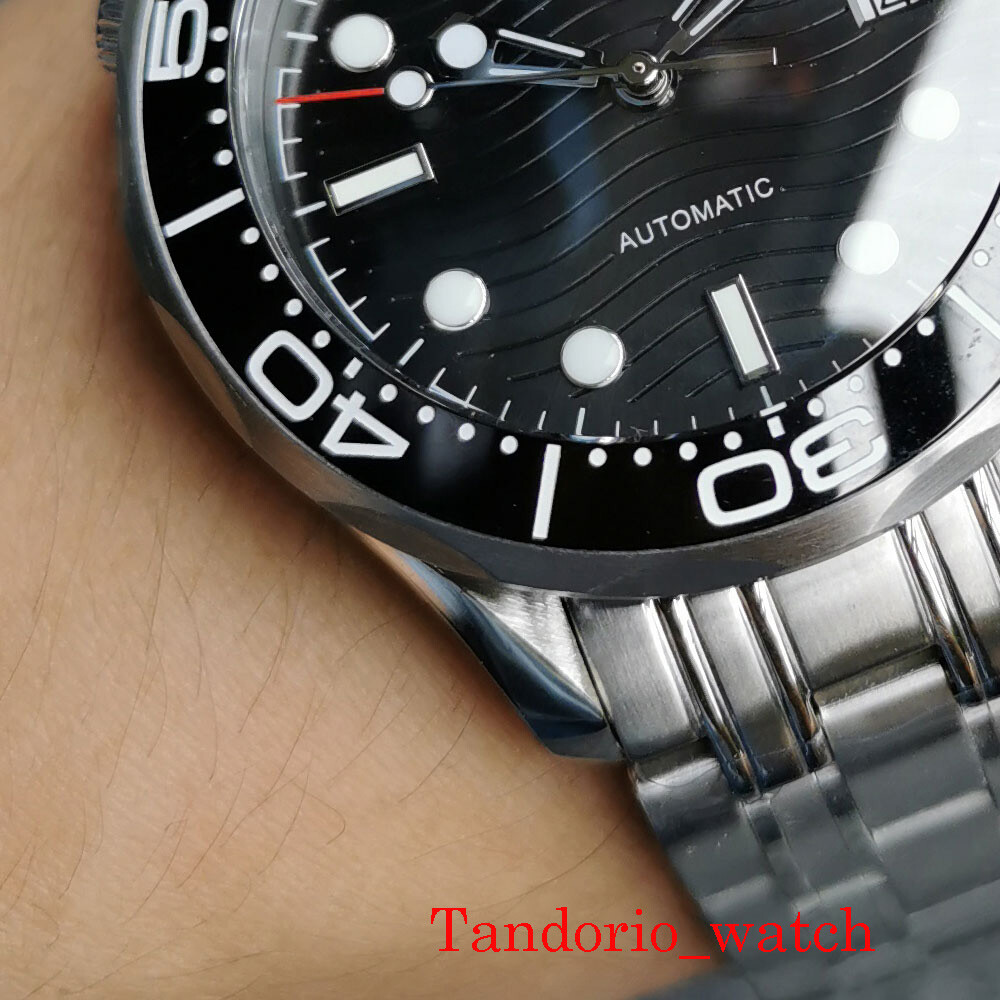 Bliger 41mm Black Dial Sapphire Glass Luminous NH35 MIYOTA 8215 PT5000 Men Watch