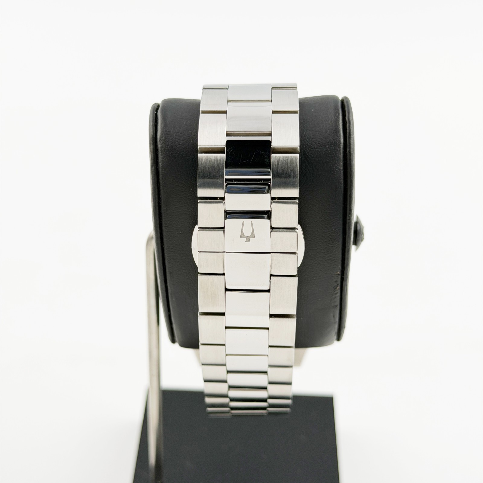 Bulova Surveyor 42 MM Automatic Men Watch Black Dial Stainless Steel 96A270