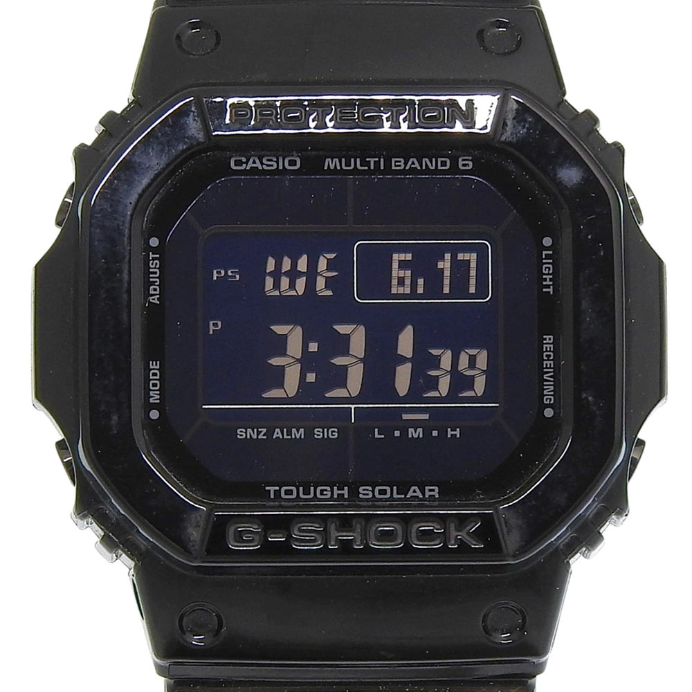 CASIO GW-5610BB-1ER Black Case Size 45mm x 43mm Men’s Used Watch #71015