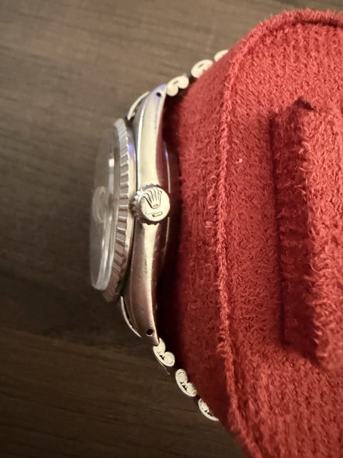 Rolex Oyster Perpetual Datejust Silver Dial Engine Turned Bezel Jubilee Date
