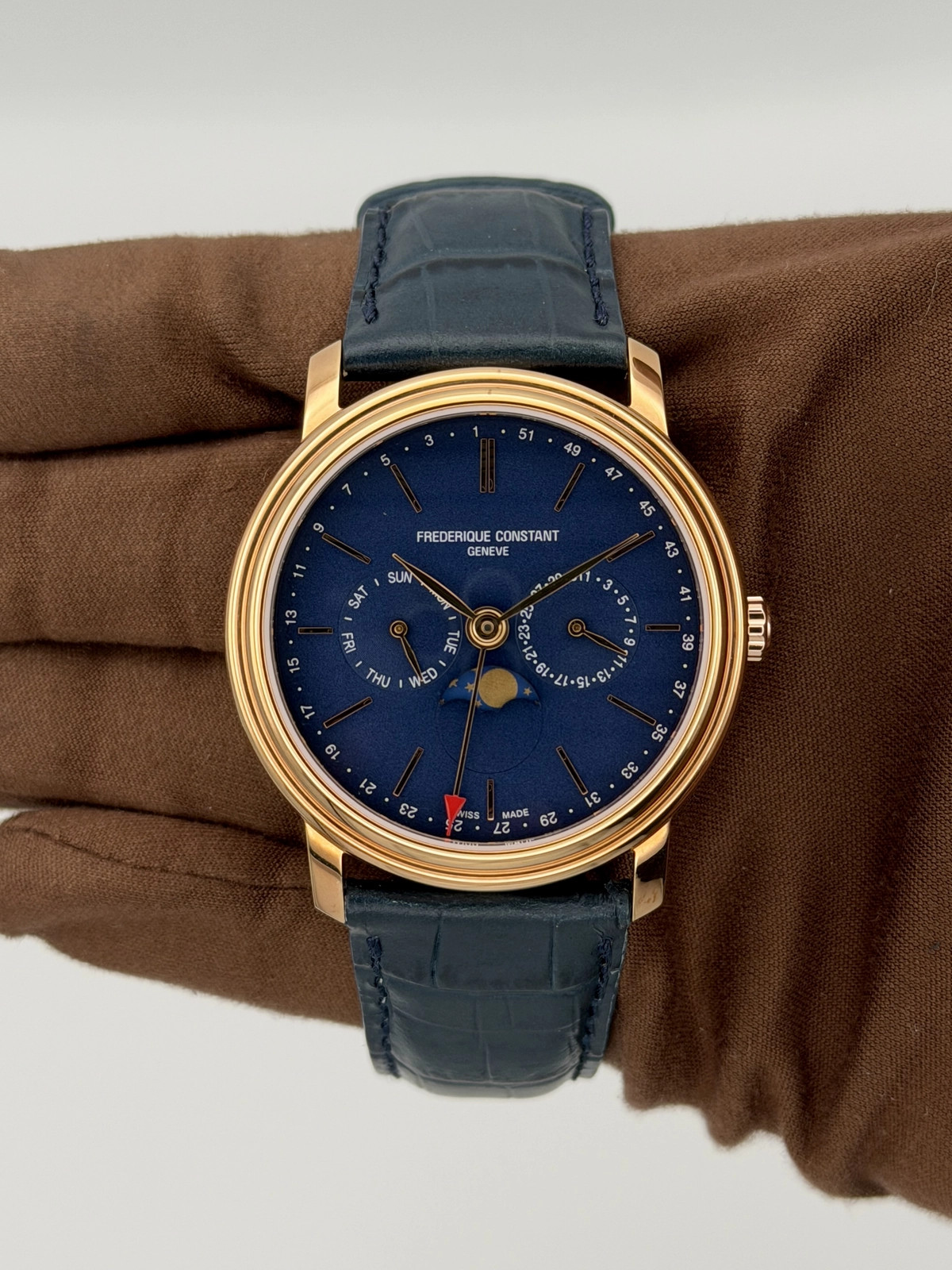 Frederique Constant FC-270N4P4 Classics Blue Dial 40mm Quartz Box+Card