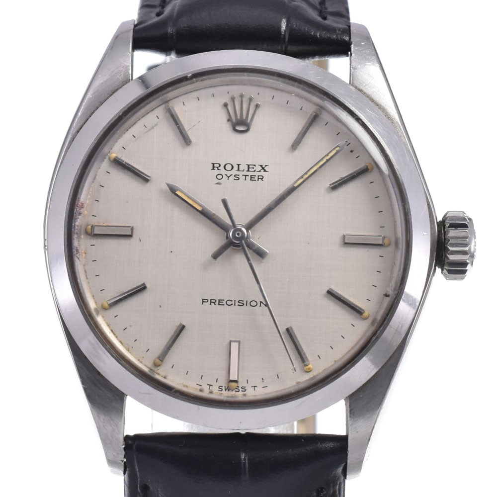 ROLEX Oyster Precision 6426 Cal.1225 SLV Mosaic Dial Hand Winding Men’s J#148133