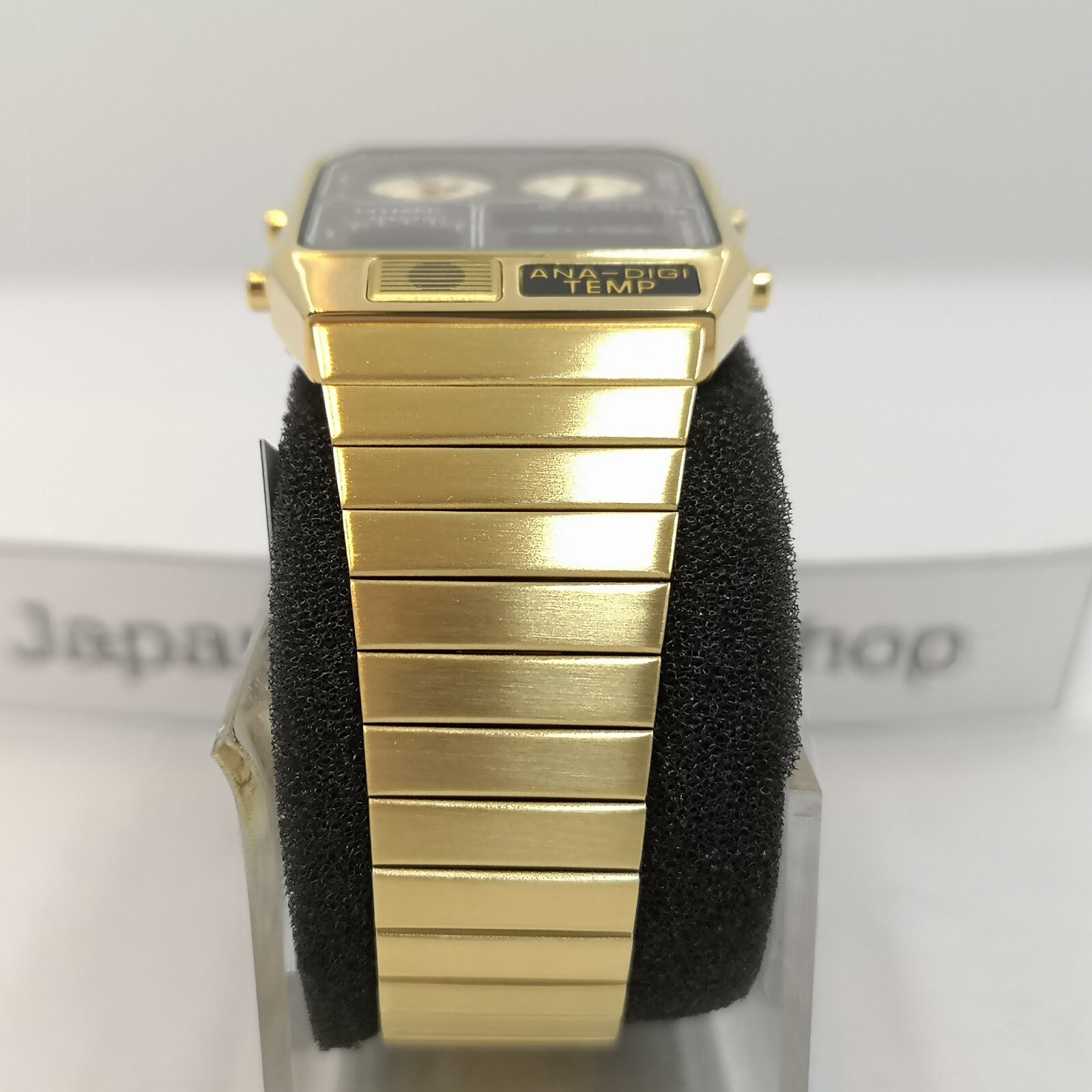 CITIZEN ANA-DIGI TEMP JG2103-72X Brown Gold Reproduction Men’s Watch New in Box
