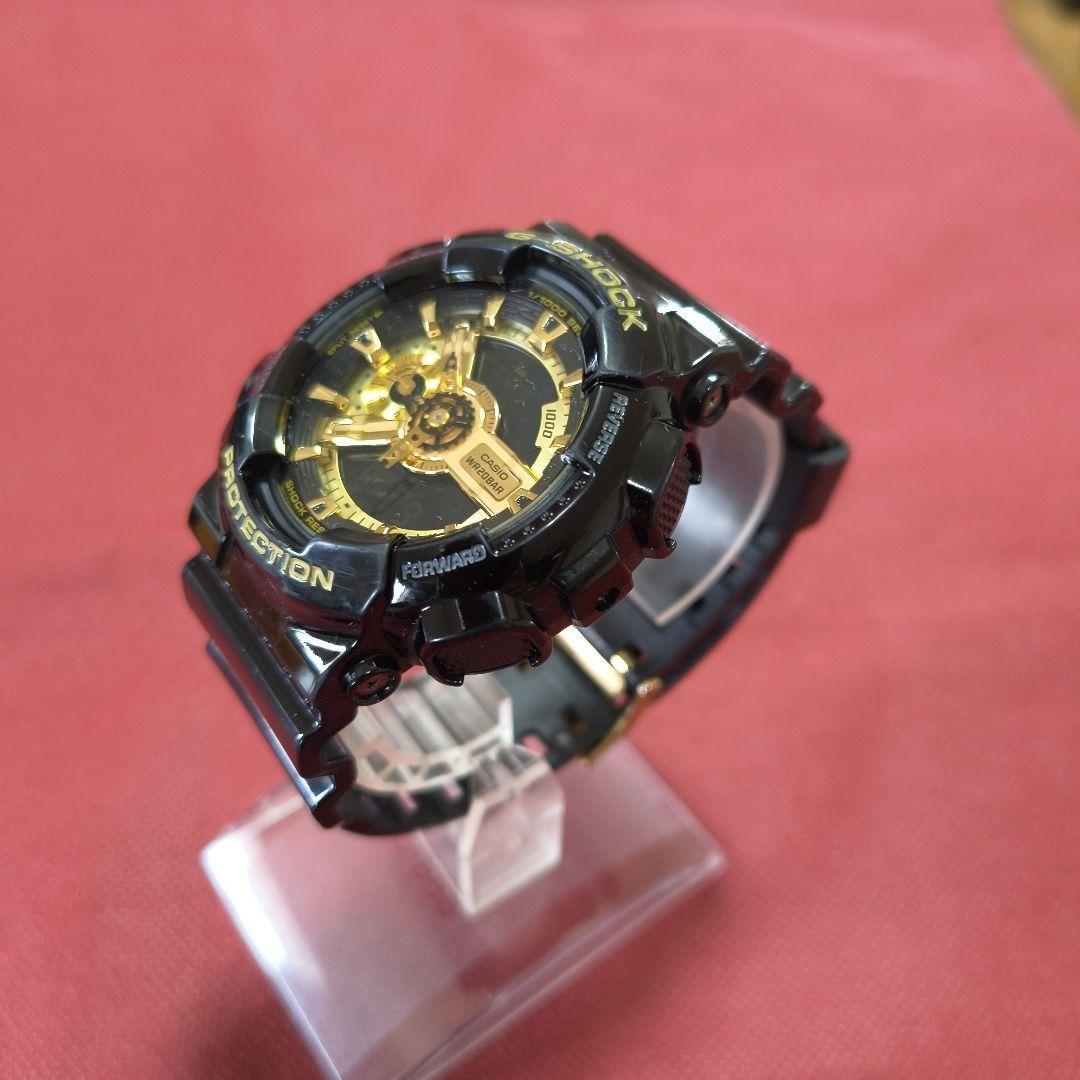 CASIO G-SHOCK GA-110GB Black Gold Watch ② 【USED】