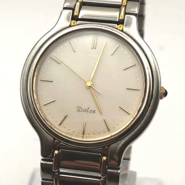Seiko Dolce 7741-6050 5719-001 Quartz Watch Mens Wrist 17cm/6.7in