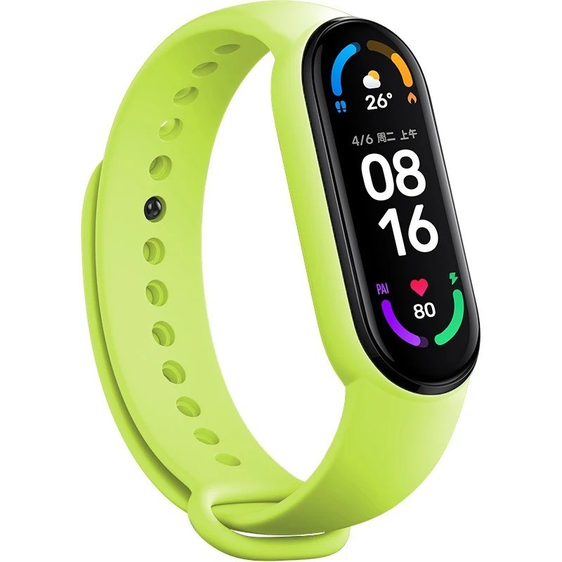 Silicone Strap for Xiaomi Mi Band 3 4 5 6 7 Sport Watch Wristband Bracelet