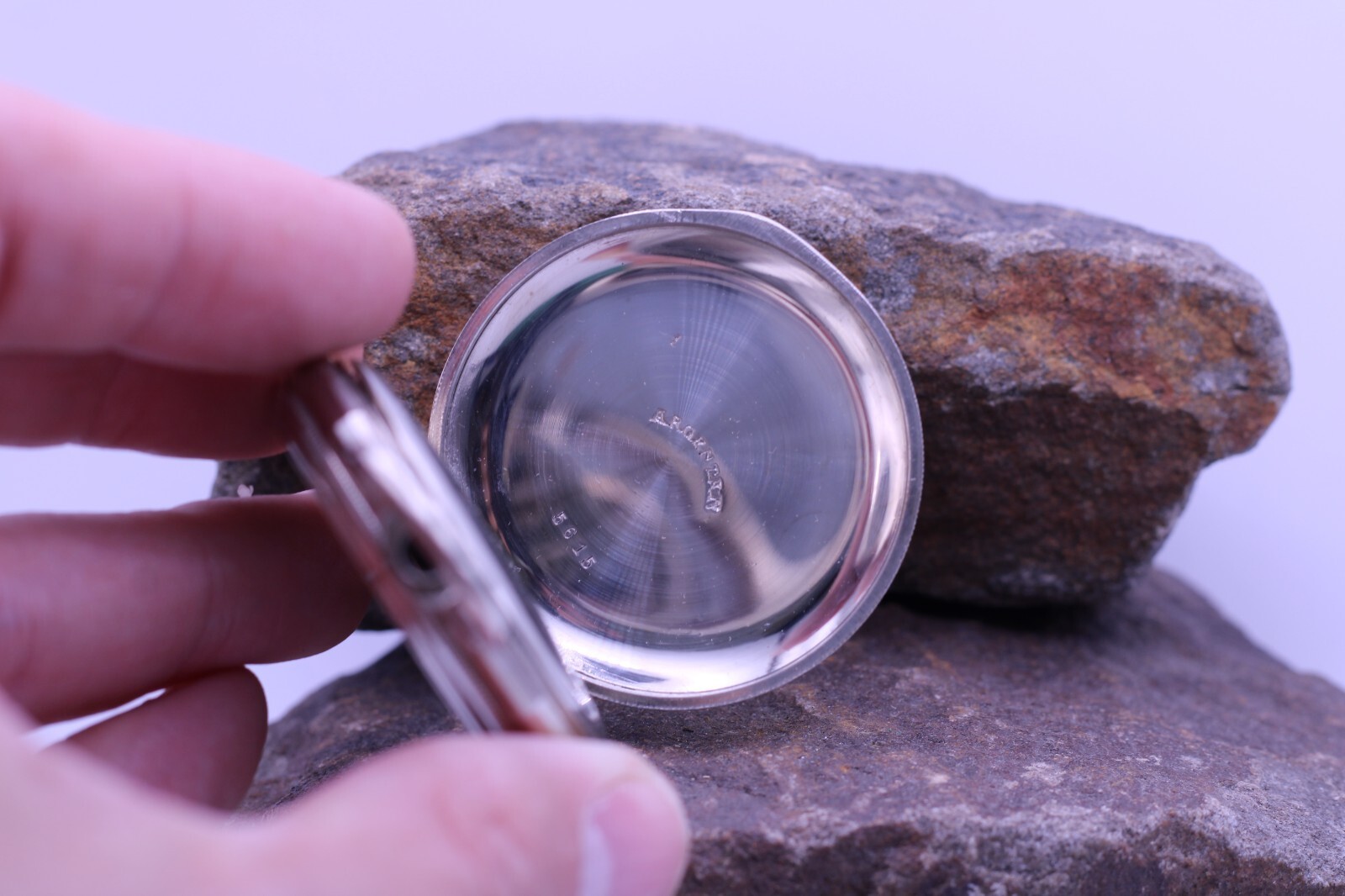 SWISS ARGENTAN WINDING CYLINDER TEN JEWELS POCKET WATCH CASE NOS 47.5mm (DL)