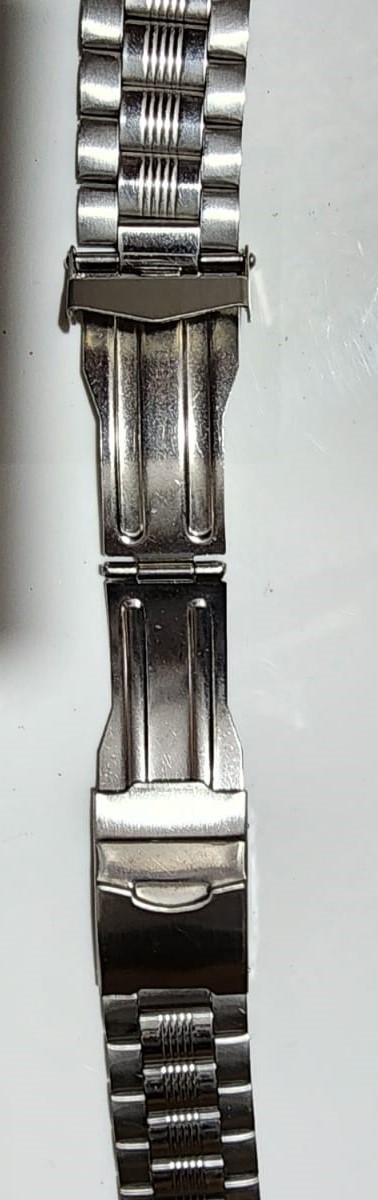 10MM Stainless Steel Watch Strap Expandable Bracelet with Secure Fold-Over Clasp