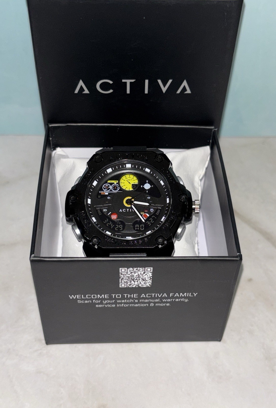 New Activa X Invicta Digital Men’s 55mm Wristwatch | 3 Year Warranty