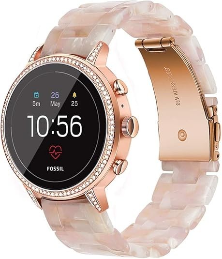 Watchbands for Fossil Women – Gen 5E 42Mm / Gen 6 42Mm / Gen 4 Venture HR Bands