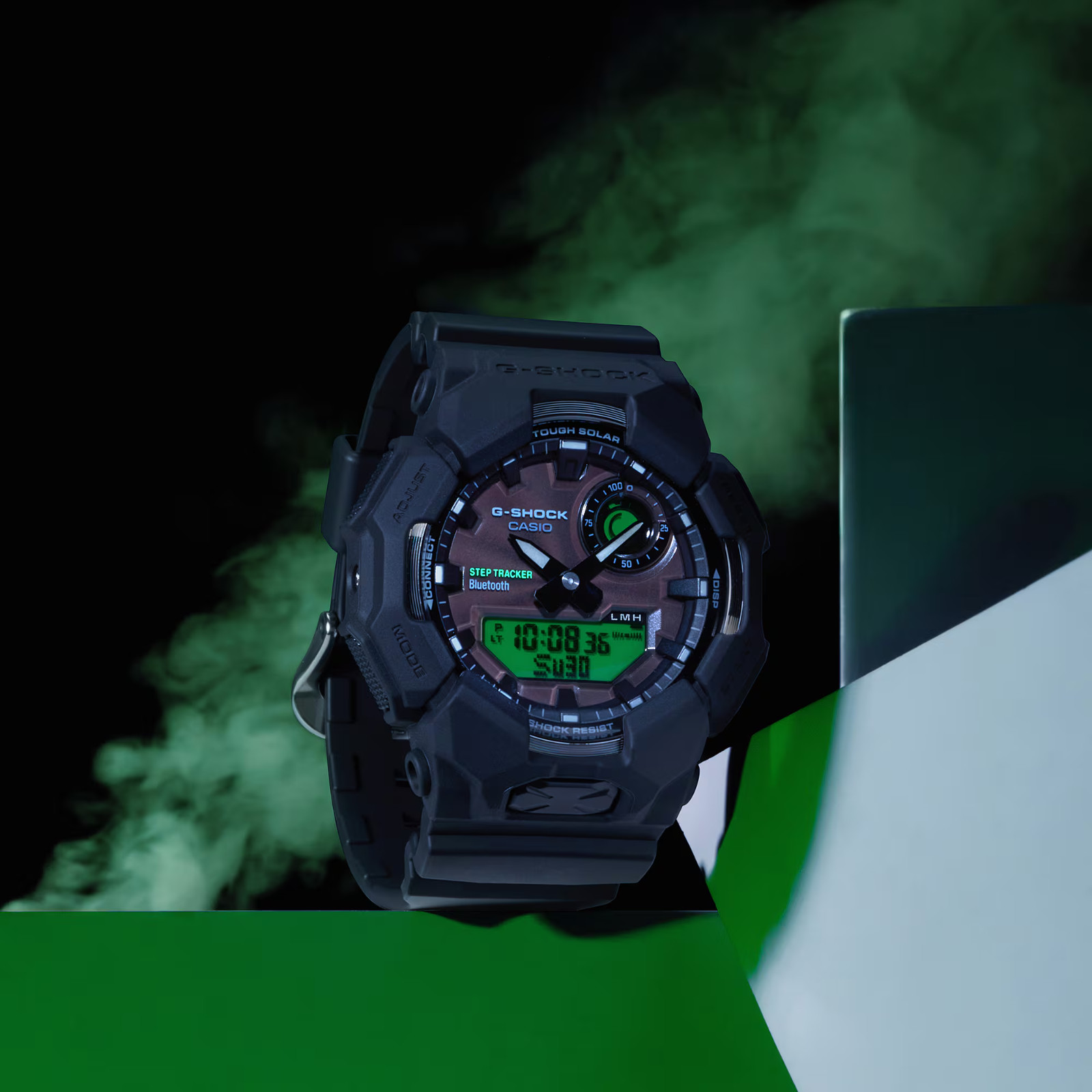 CASIO Shock Resistant Bio-based Carbon Tough Solar Bluetooth Smart Watch