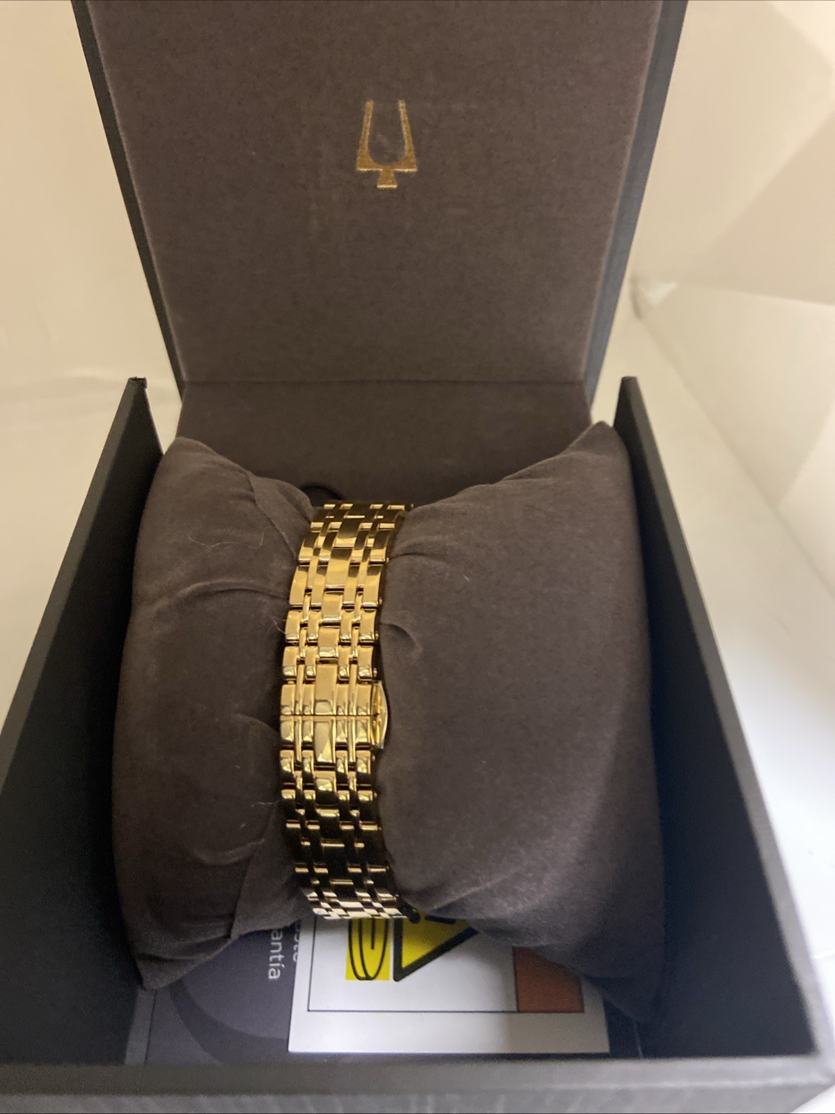 Bulova 97P140 20.5mm Gold Stainless Steel Women’s Wristwatch