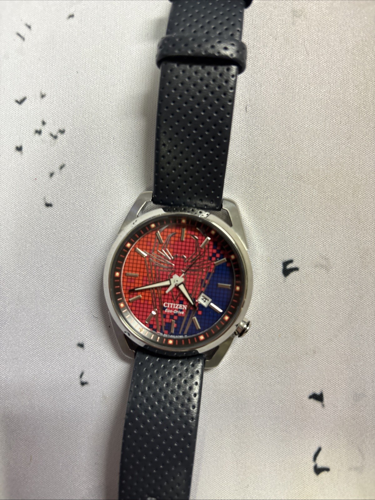 Citizen Men’s Eco-Drive Marvel Spider-Man Stainless Steel Watch AW1680-03W