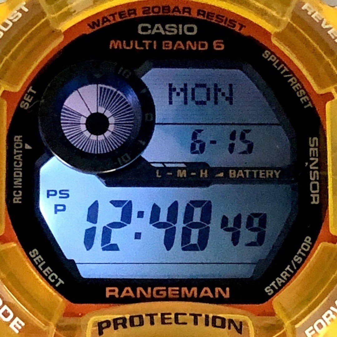 G-Shock GW 9403KJ 9 RANGEMAN EARTHWATCH collaboration Salpa Yellow Blue Skeleton