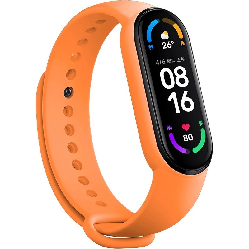 Silicone Strap for Xiaomi Mi Band 3 4 5 6 7 Sport Watch Wristband Bracelet