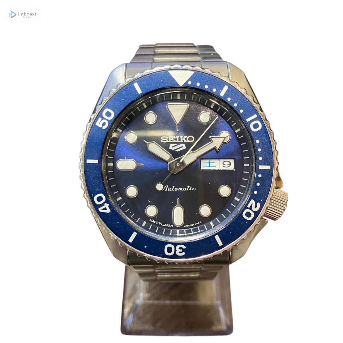 SEIKO 5 Sports 4R36-07G0 Men’s Stainless Automatic Blue Dial