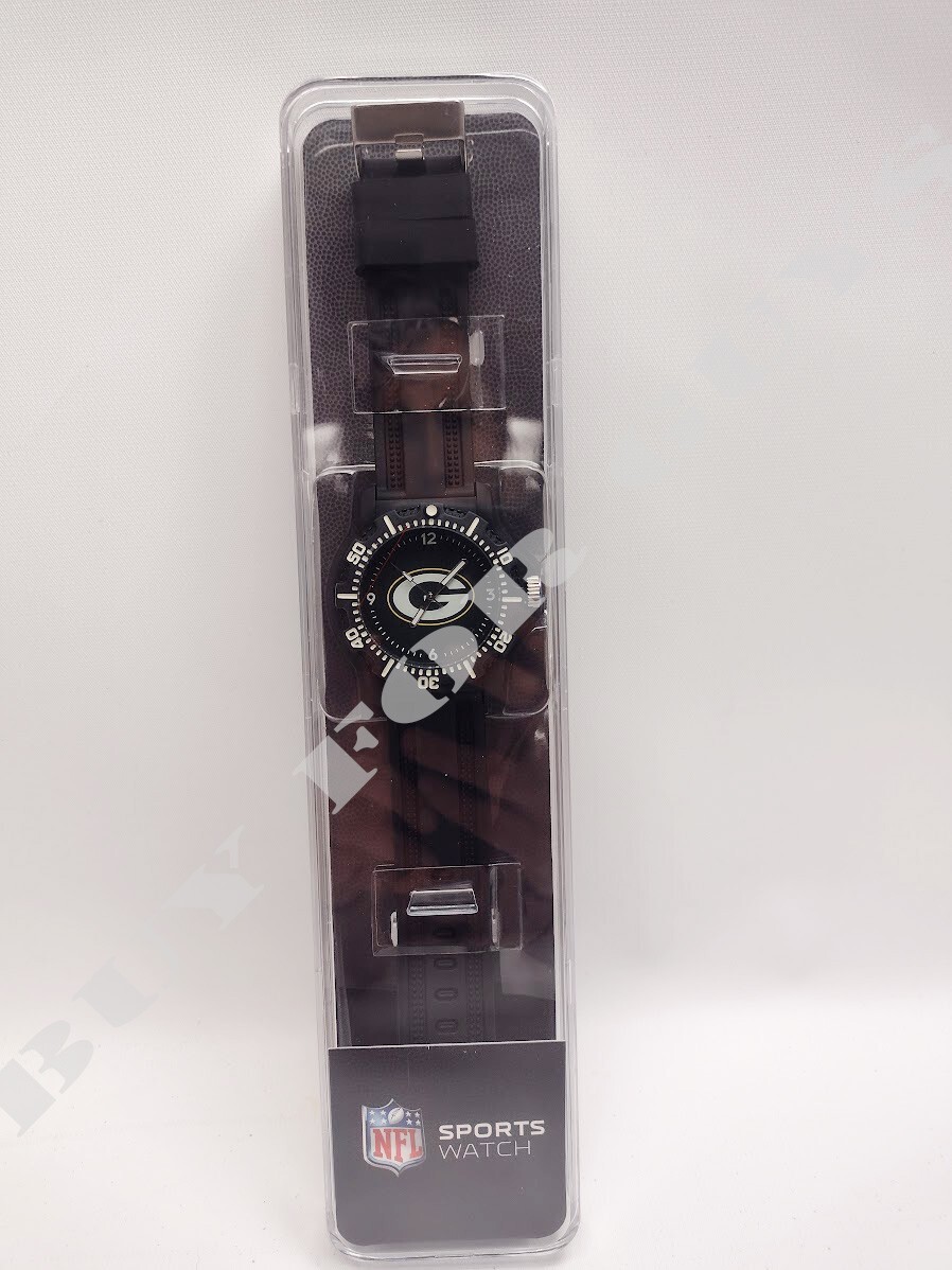 Green Bay Packers Men’s Black Watch – (NFL) Model Three
