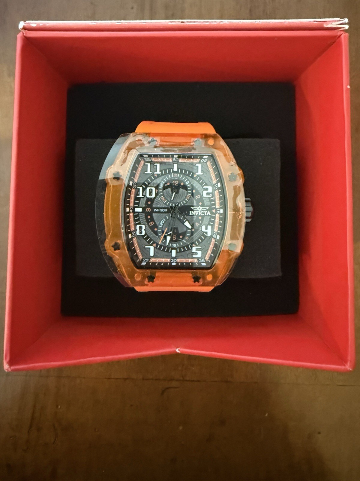 Invicta Racing Cyclone Men’s Watch – 48.5mm Orange (48718)