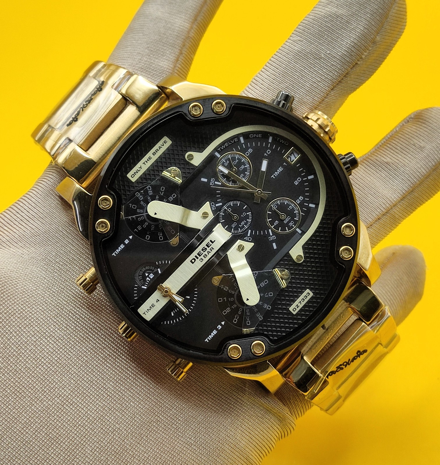 Premium Diesel Mr. Daddy 2.0 DZ7333 Multi Time Refurbished Men’s Wrist Watch