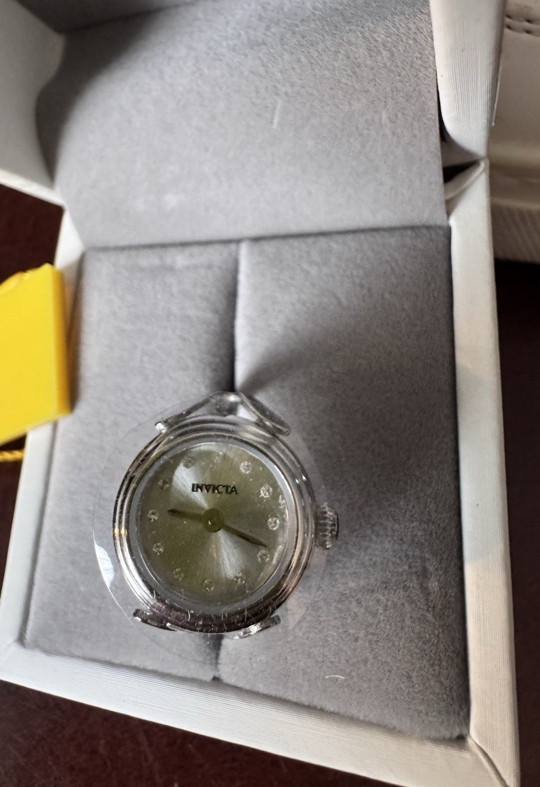 Invicta Angel Women’s Quartz Analog Silver Ring watch