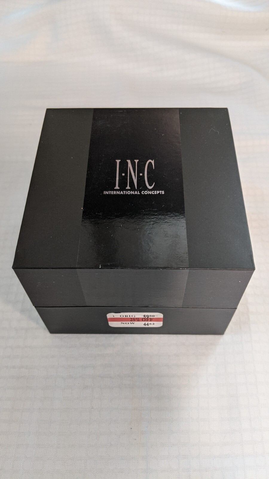 INC INTERNATIONAL CONCEPTS Men Blue Denim Strap Watch 46mm 3-Pc Set – JLY03