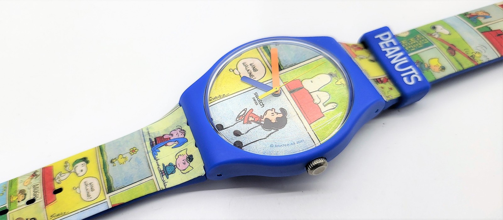 Swatch Special Peanuts 2021 – SO29Z108- Smak! – NEW –