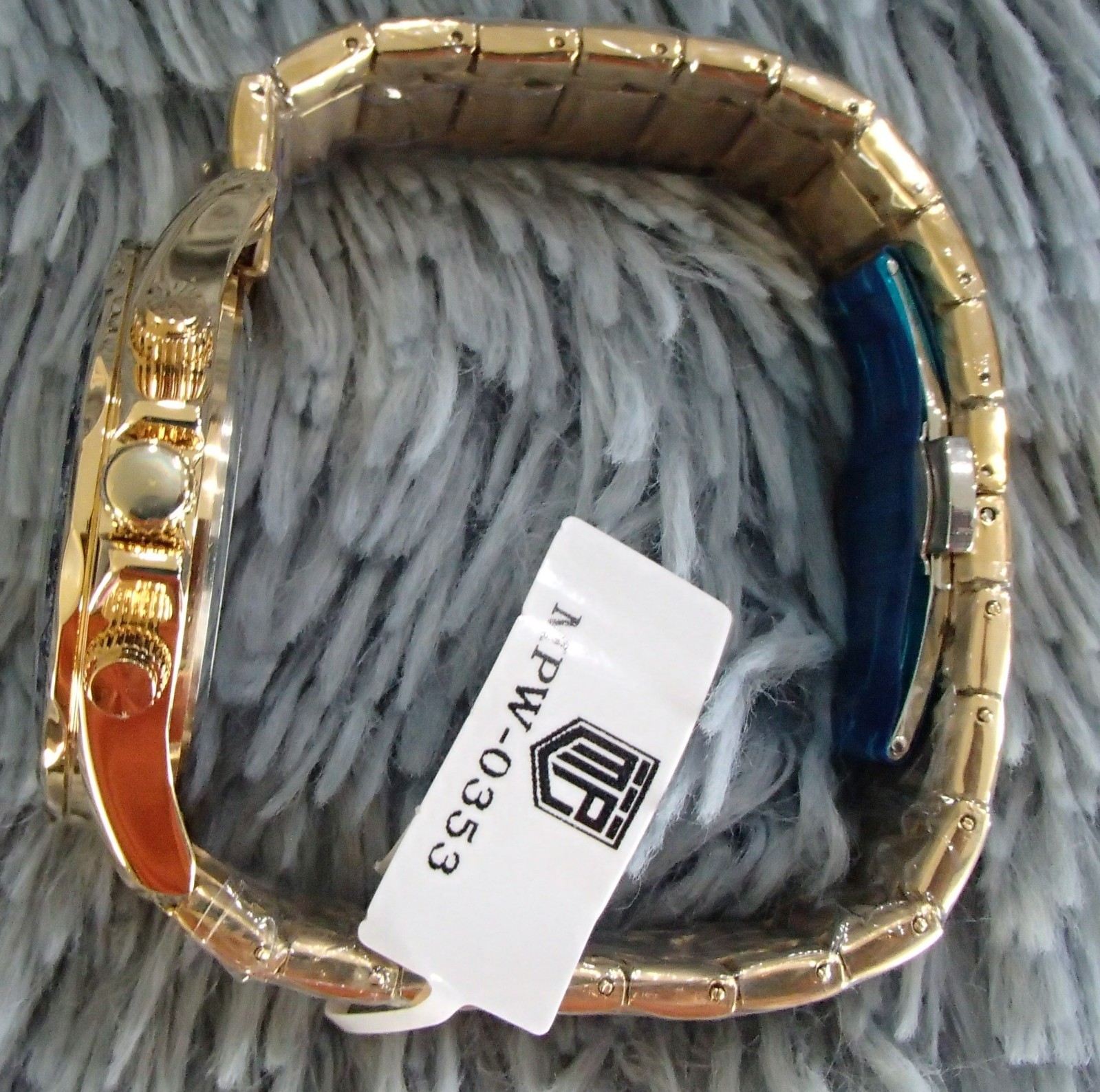 Montres Prestige X InvictaMen’s Watch, 44.5mm, Gold & Blue (MPW-0353) New In Box