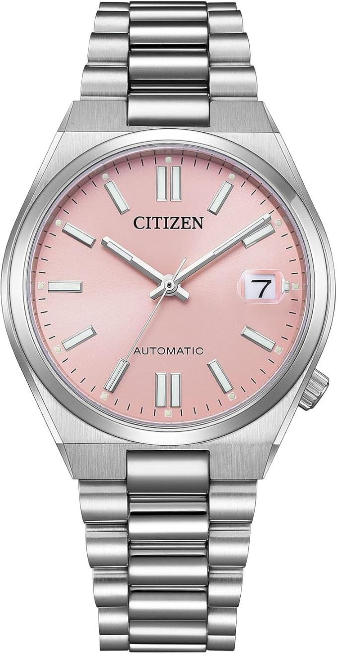 Citizen Automatic NJ0200-50Z Men Watch Pink TSUYOSA Collection Mechanical New
