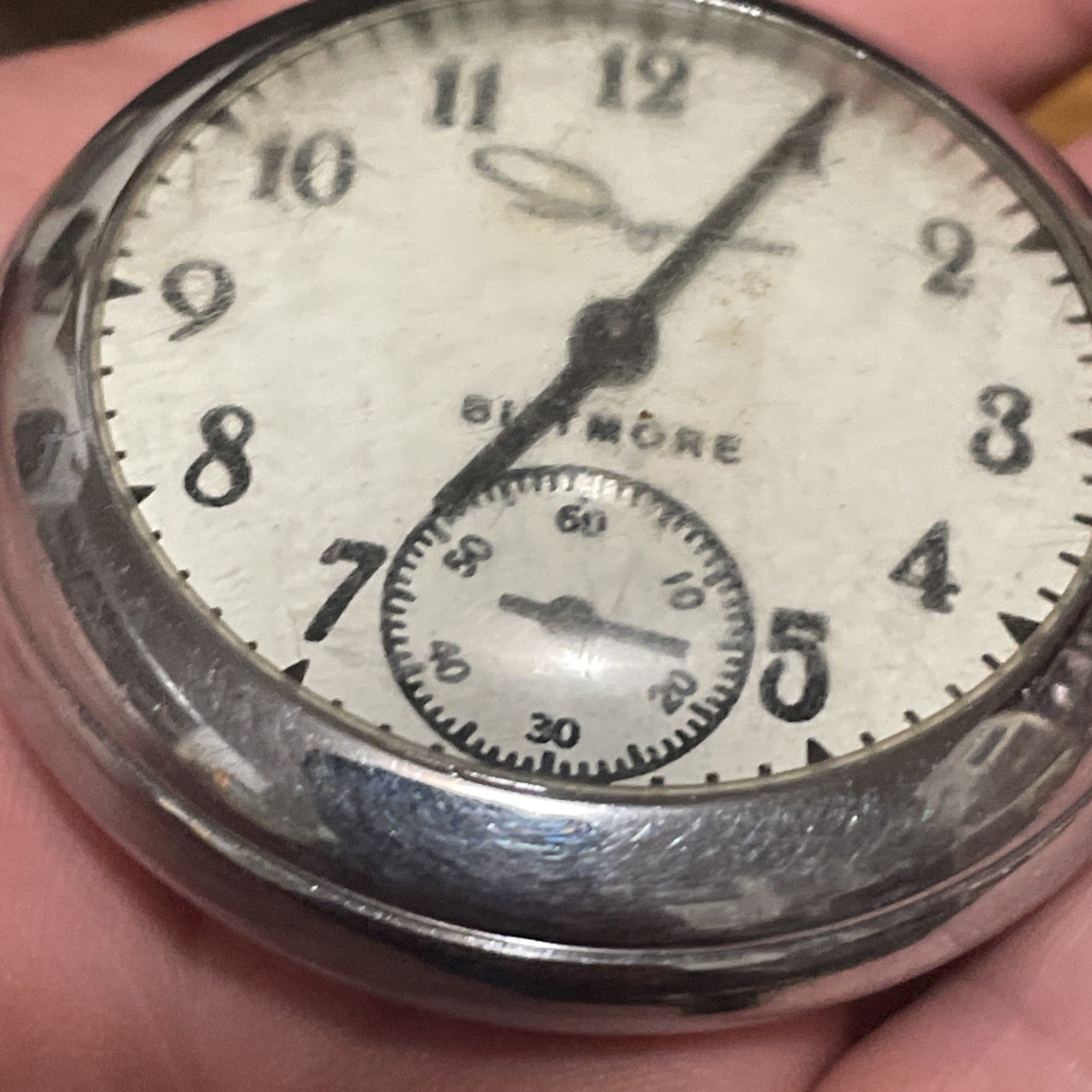 Ingraham Biltmore Pocket Watch – Works, Missing Handle