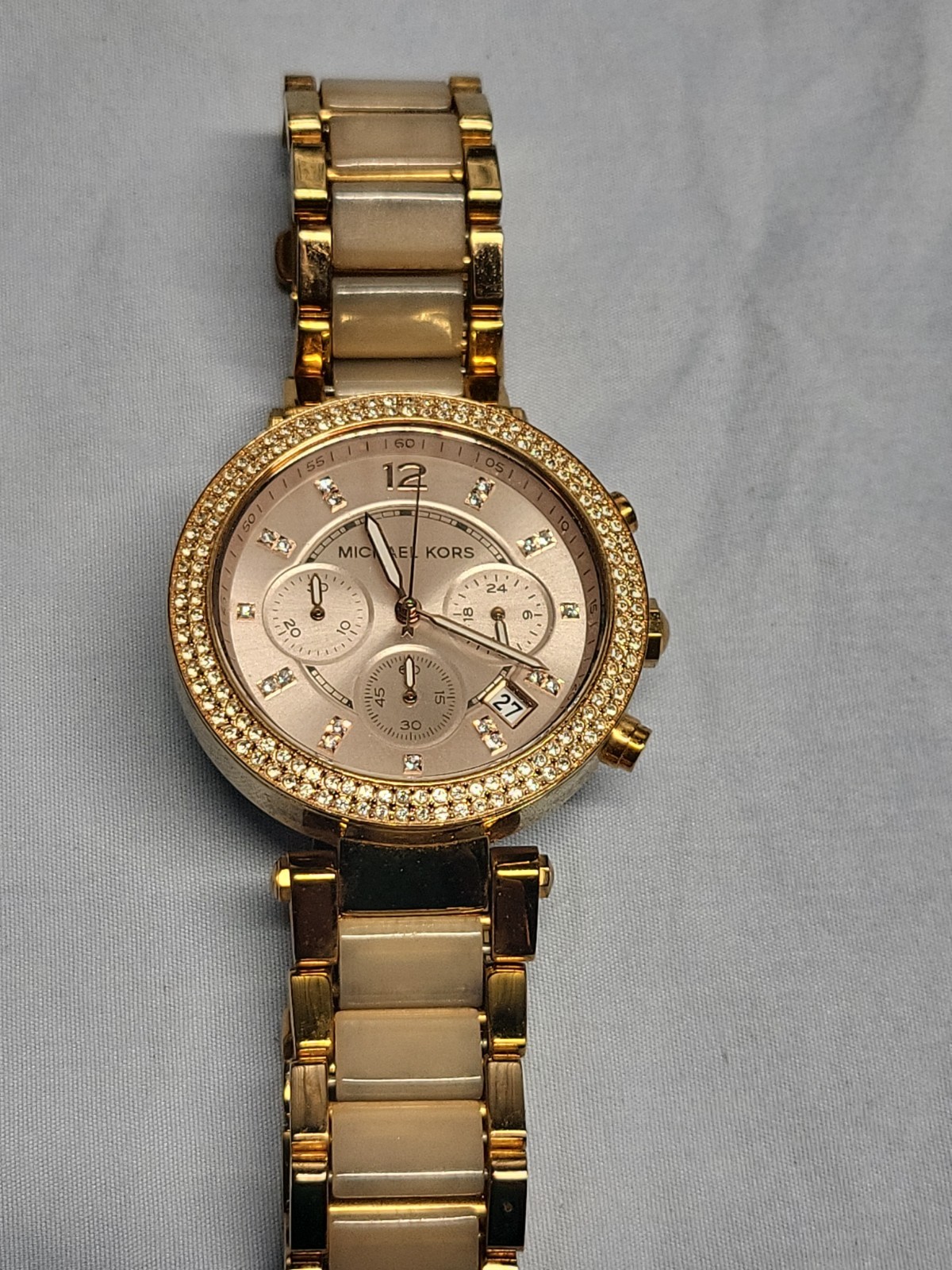 Michael Kors MK5896 Women’s Chronograph Quartz Watch Rose Gold Stainless Steel