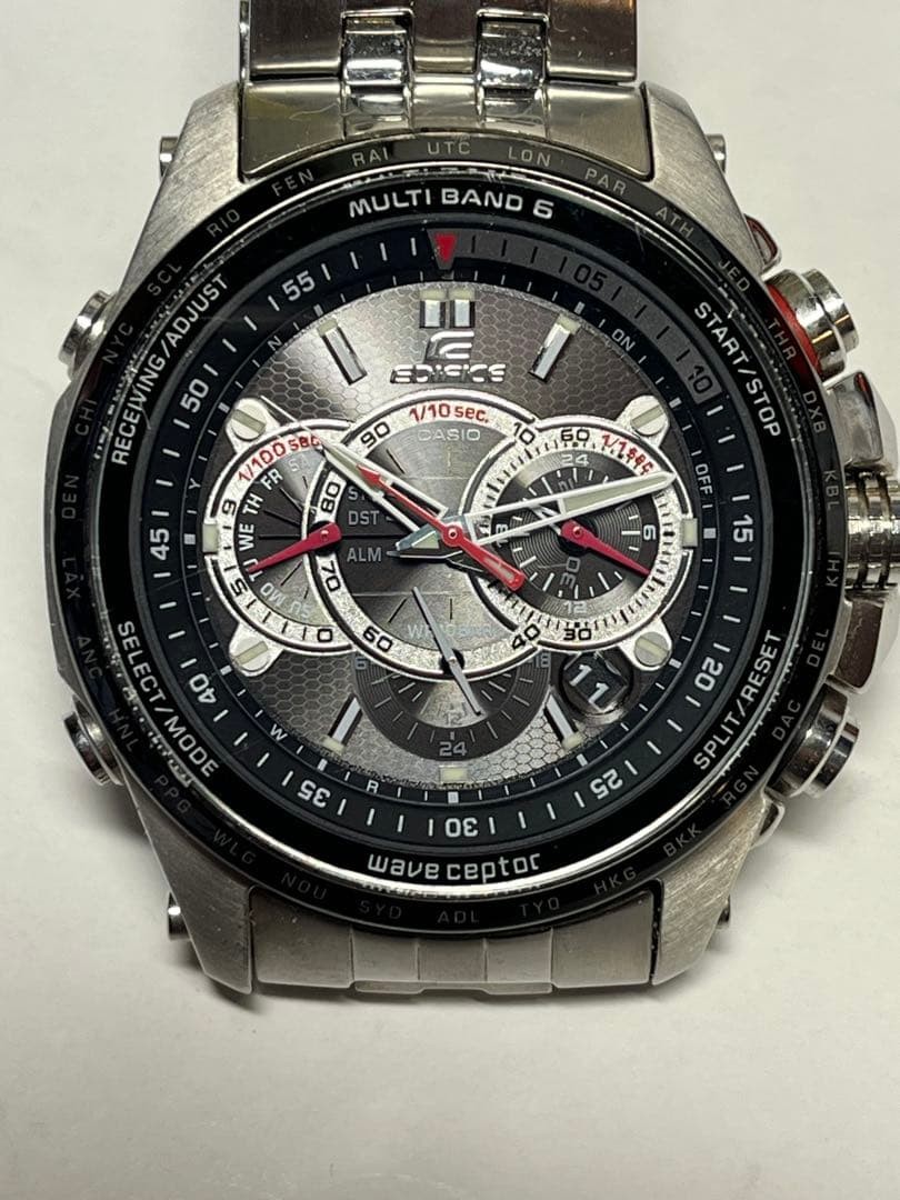 Casio Edifice EQW-M710 Radio Solar Chronograph Mens Watch Module 5089 Japan