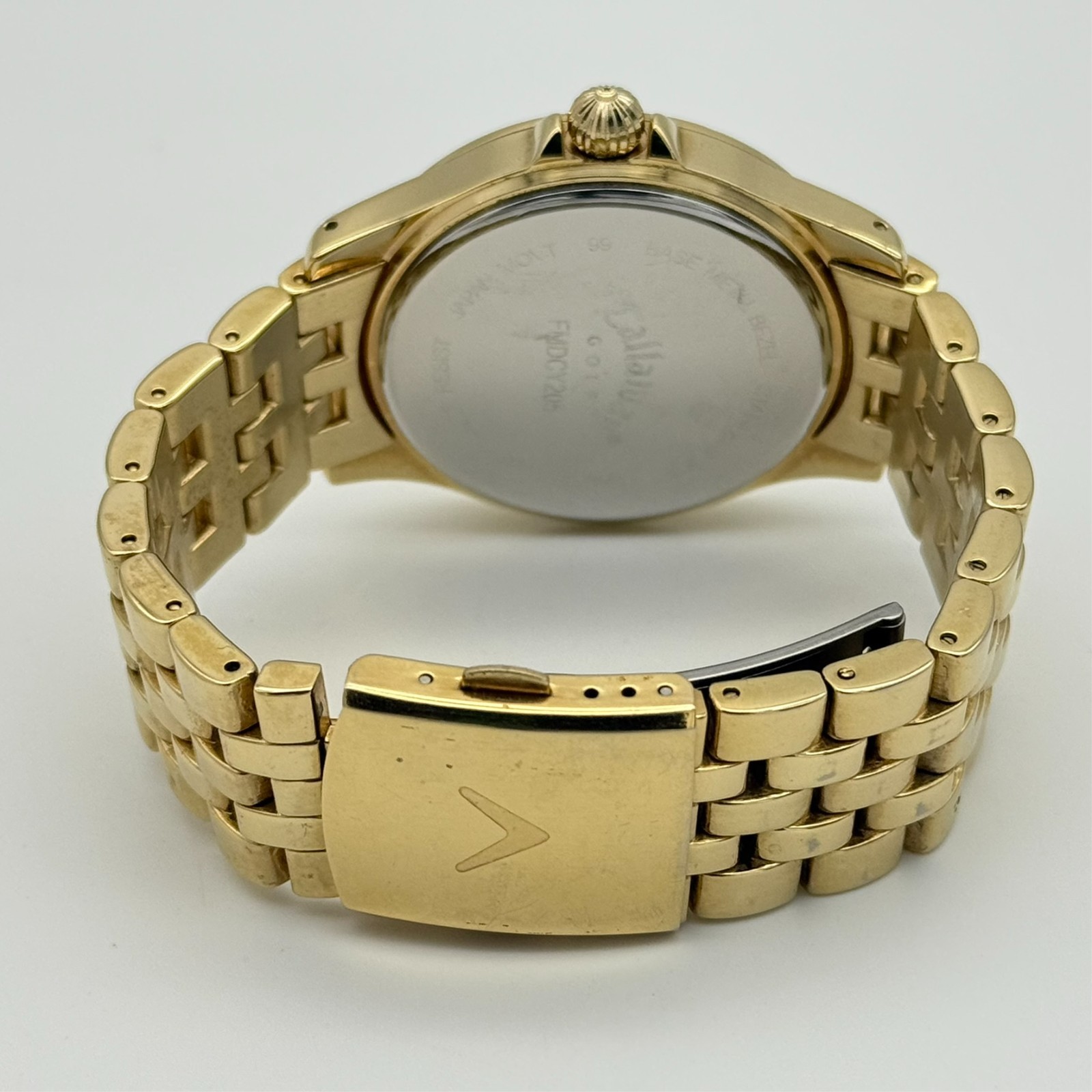 Women’s CALLAWAY GOLF Gold Tone, Crystal Bezel MOP Dial 40mm Bracelet Watch Runs